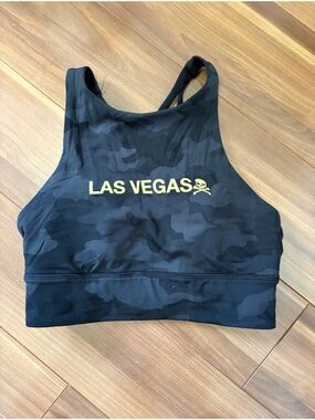 SoulCycle x Lululemon Energy High Neck longline sports bra B/D cup